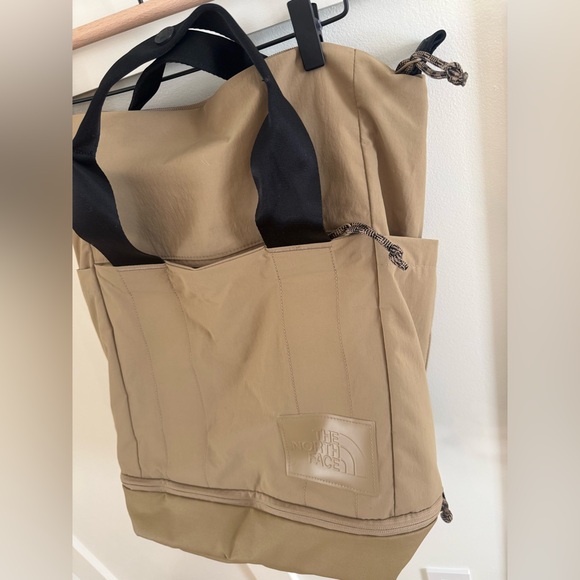 The North Face Never Stop Utility Pack Backpack • Kelp/Tan & TNF Black - Picture 2 of 5